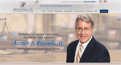 Desktop Screenshot of payonklaw.com